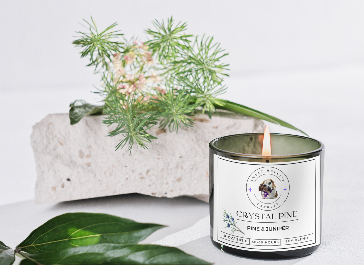 Crystal Pine 10 oz Candle