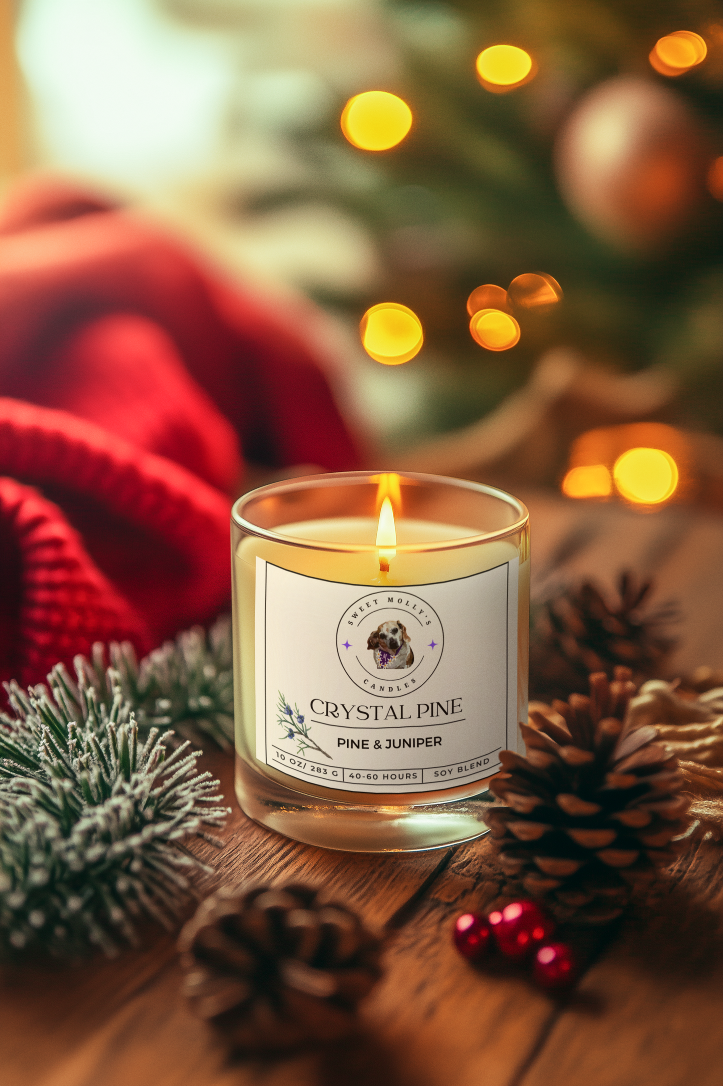 Crystal Pine 10 oz Candle