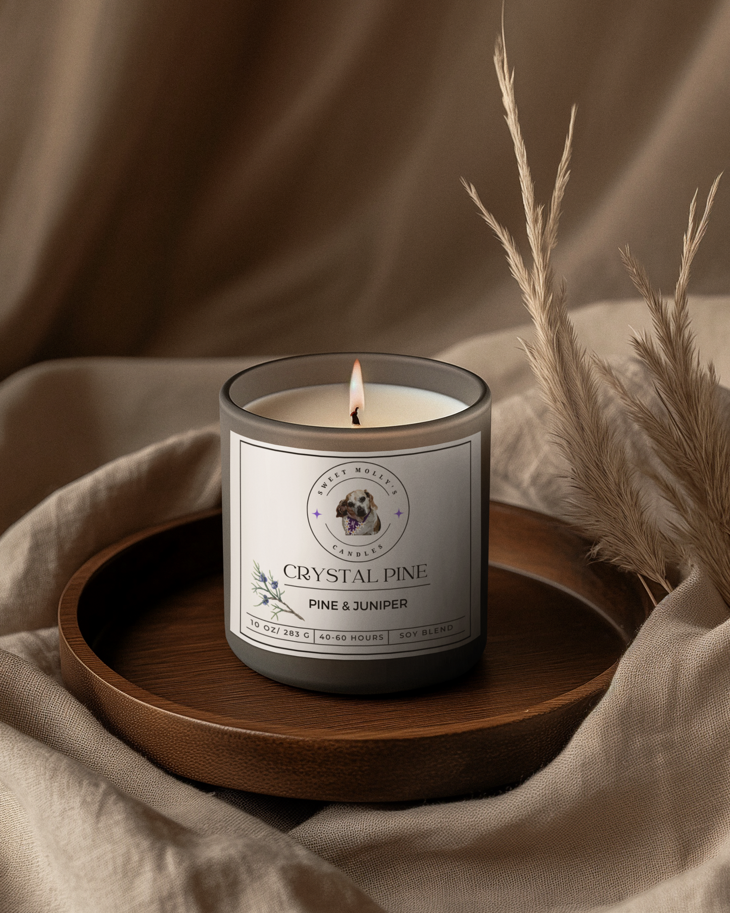 Crystal Pine 10 oz Candle