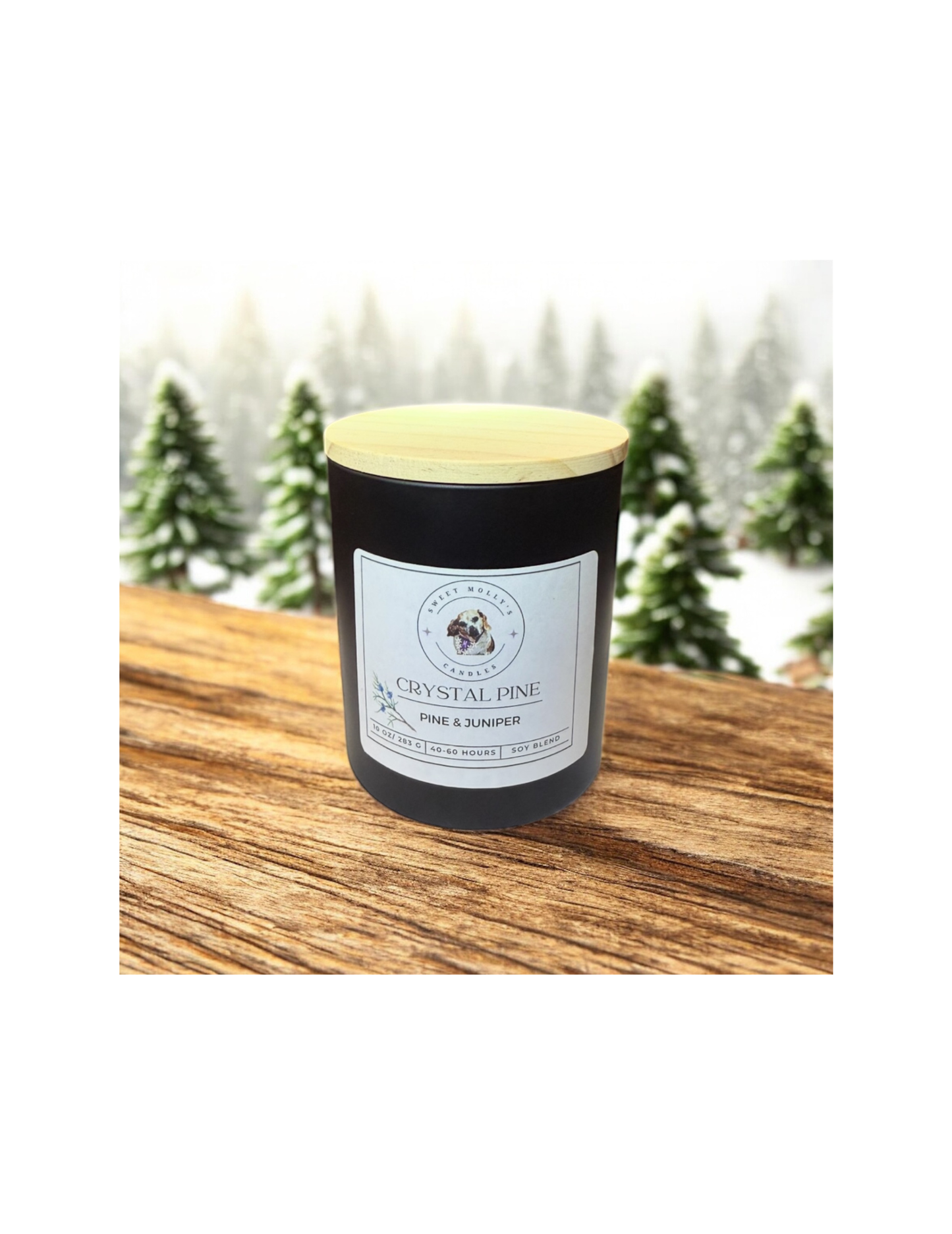 Crystal Pine 10 oz Candle