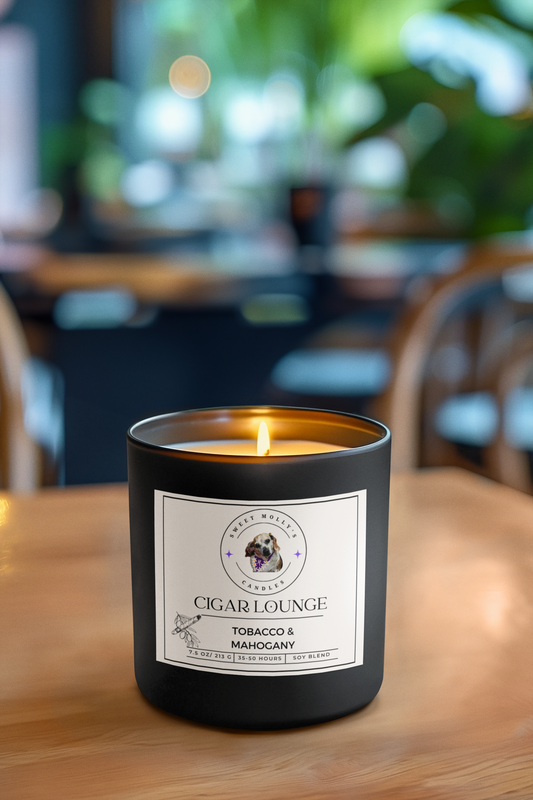 Cigar Lounge 7.5 oz Candle